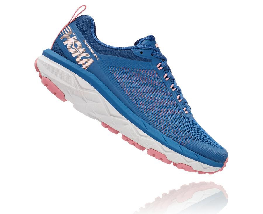 Hoka One One Trail Schoenen Dames - Challenger Atr 5 - Blauw - AC9864071